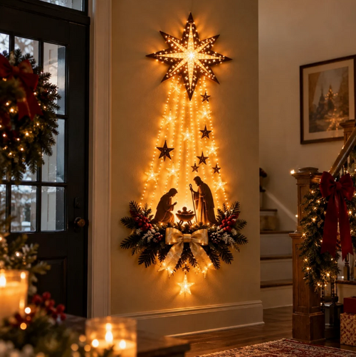 Nativity Star Wall Light