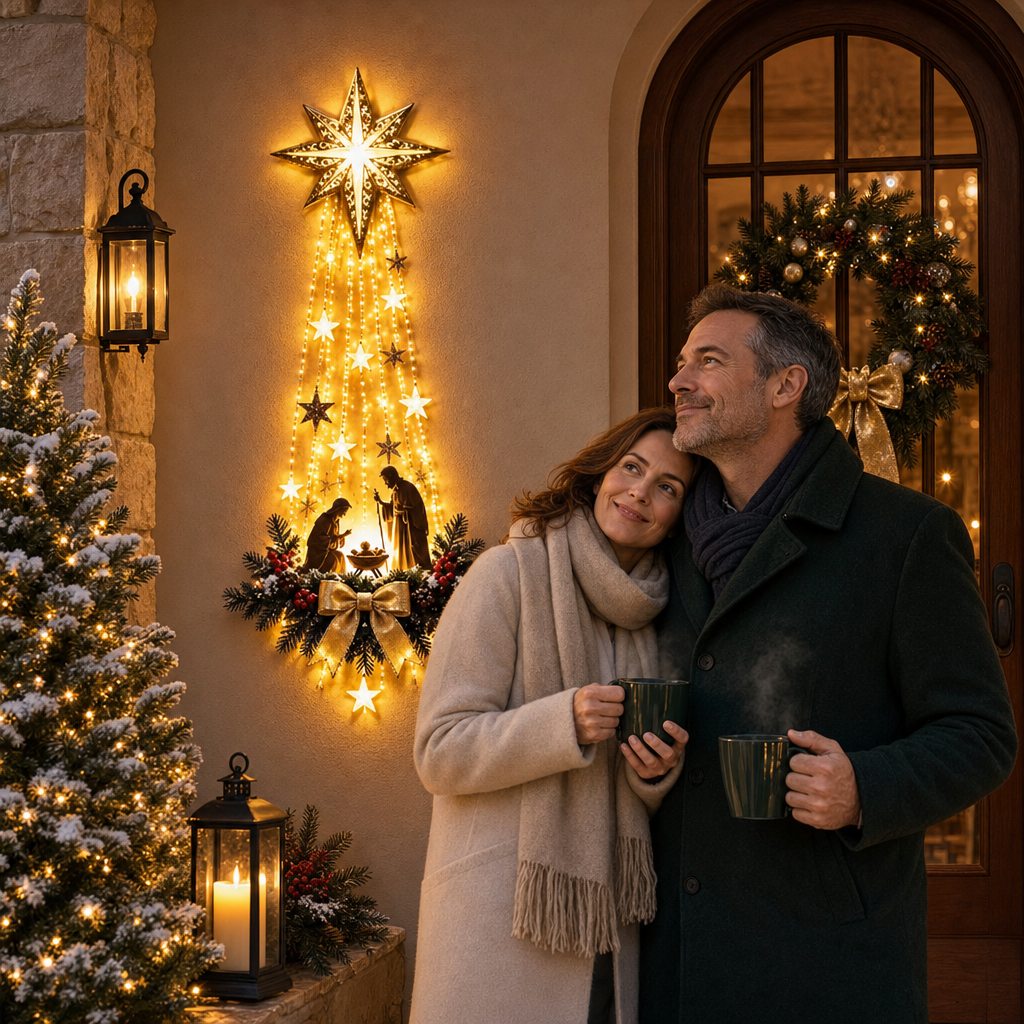 Nativity Star Wall Light